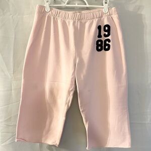 PINK University Pink Capri Pajama Pants Size XS